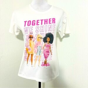 Mattel XL (14-16) Together We Shine Barbie Girls Short Sleeve Graphic T-Shirt